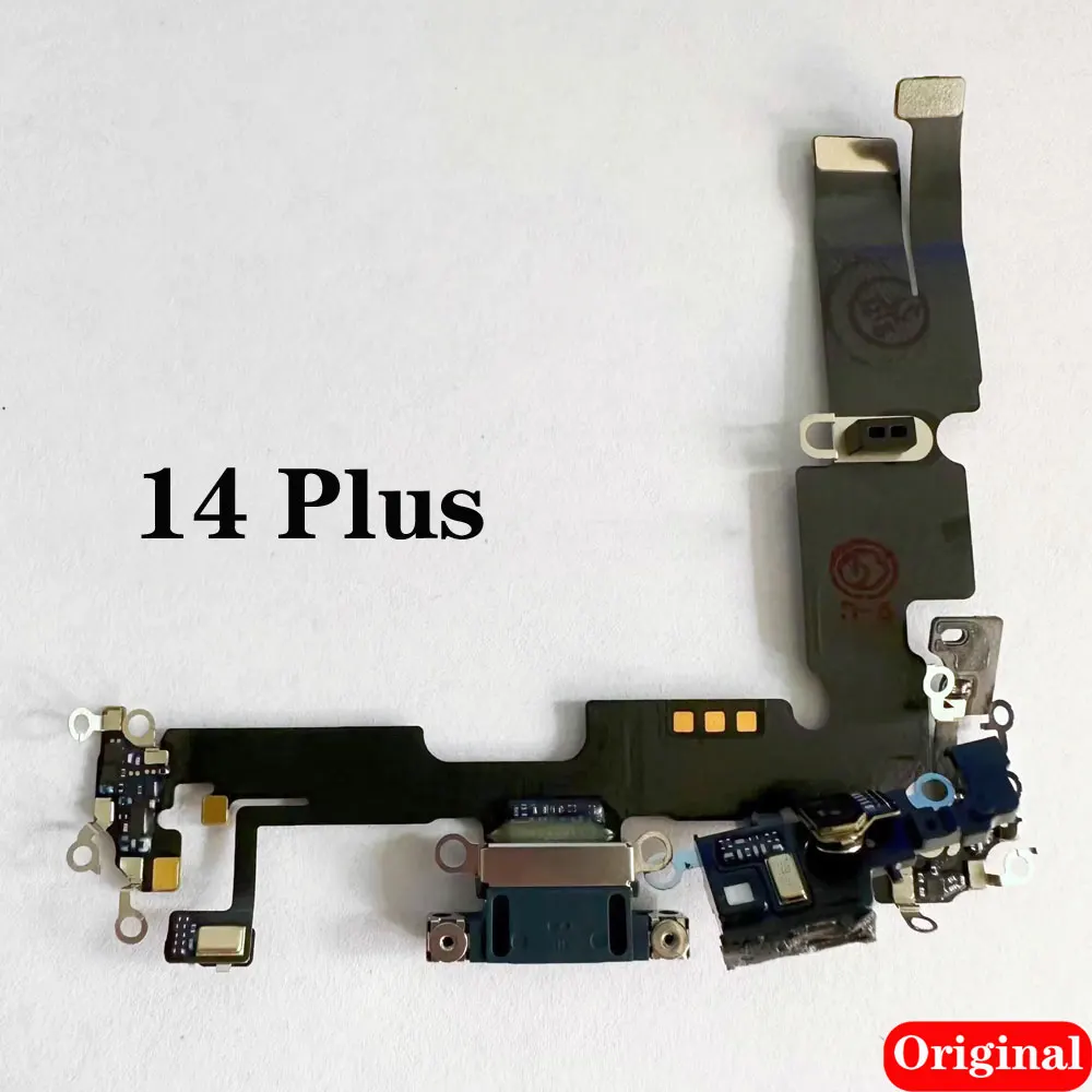 Original Charging Port For iPhone 14 14 Plus Replacement Dock Connector With Mic For Iphone 14 pro max parts