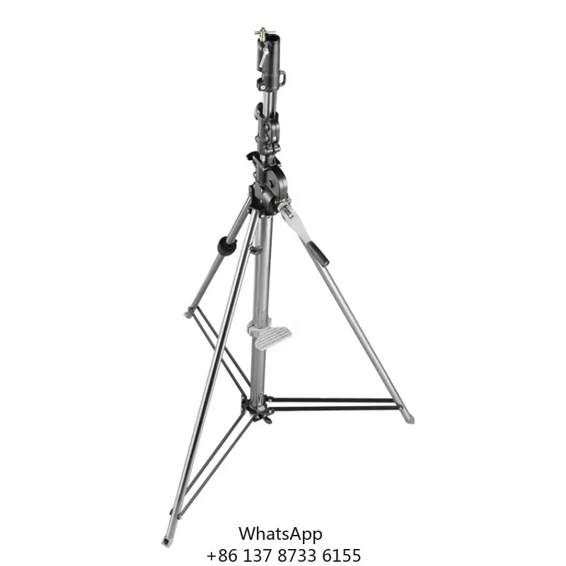 Load Bearing 30kg Stainless Steel Video Film Shooting Camera Studio Professional Photography Equipment Light Stand Tripod