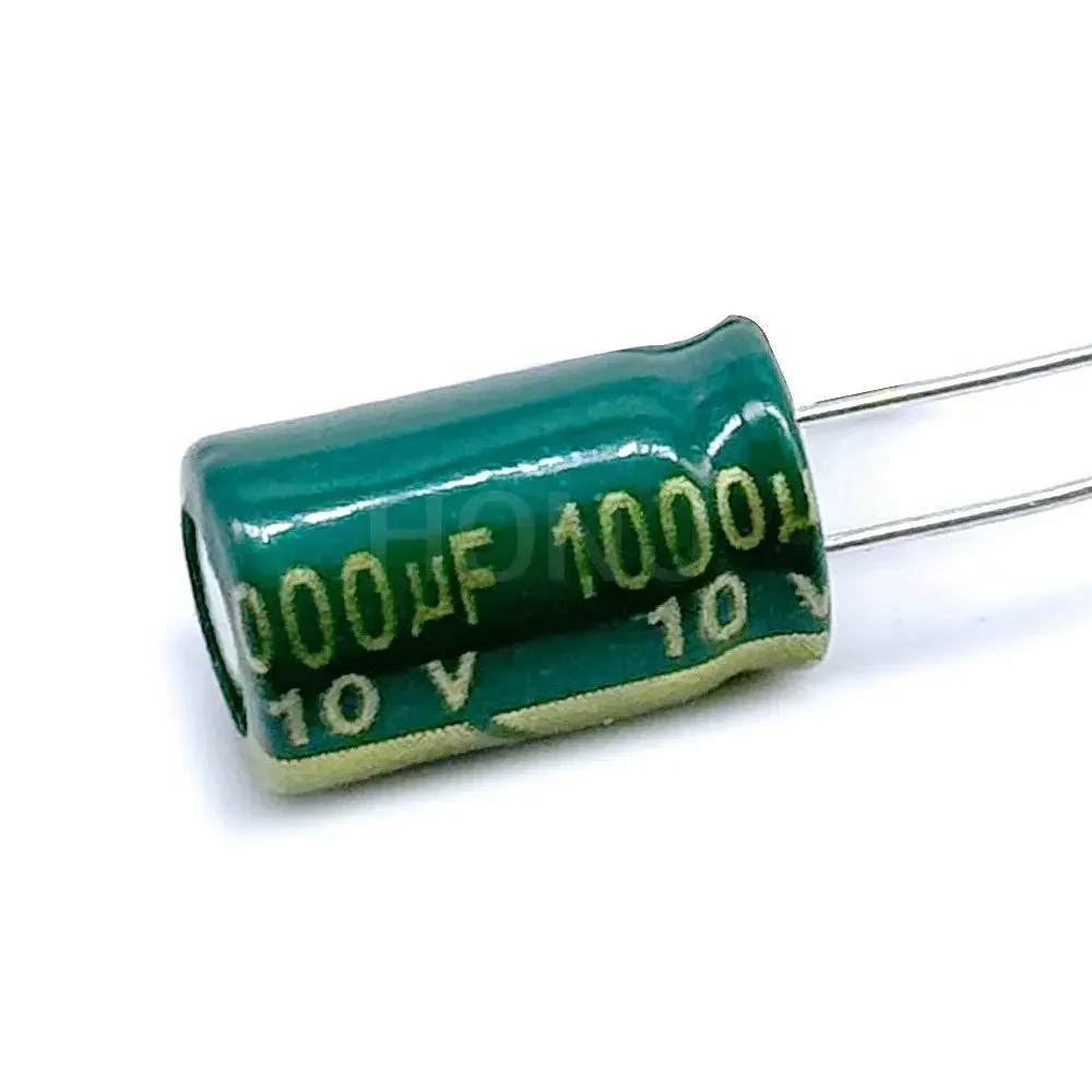 10PCS 10V1000UF Aluminum Electrolytic Capacitor Original Low Esr/impedance High Frequency Size 8*12 1000uf10v 10v1000uf 20%