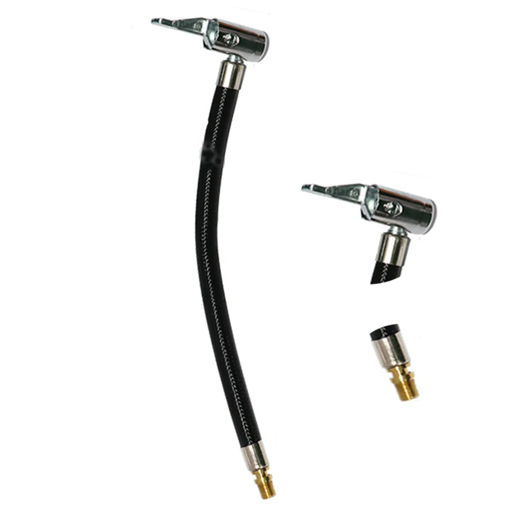 1 Pcs Inflator Car Mounted Inflation Pump Nozzle Extension Tube Quick Inflation Clamp Tire Quick Inflation Nozzle Extension Tube