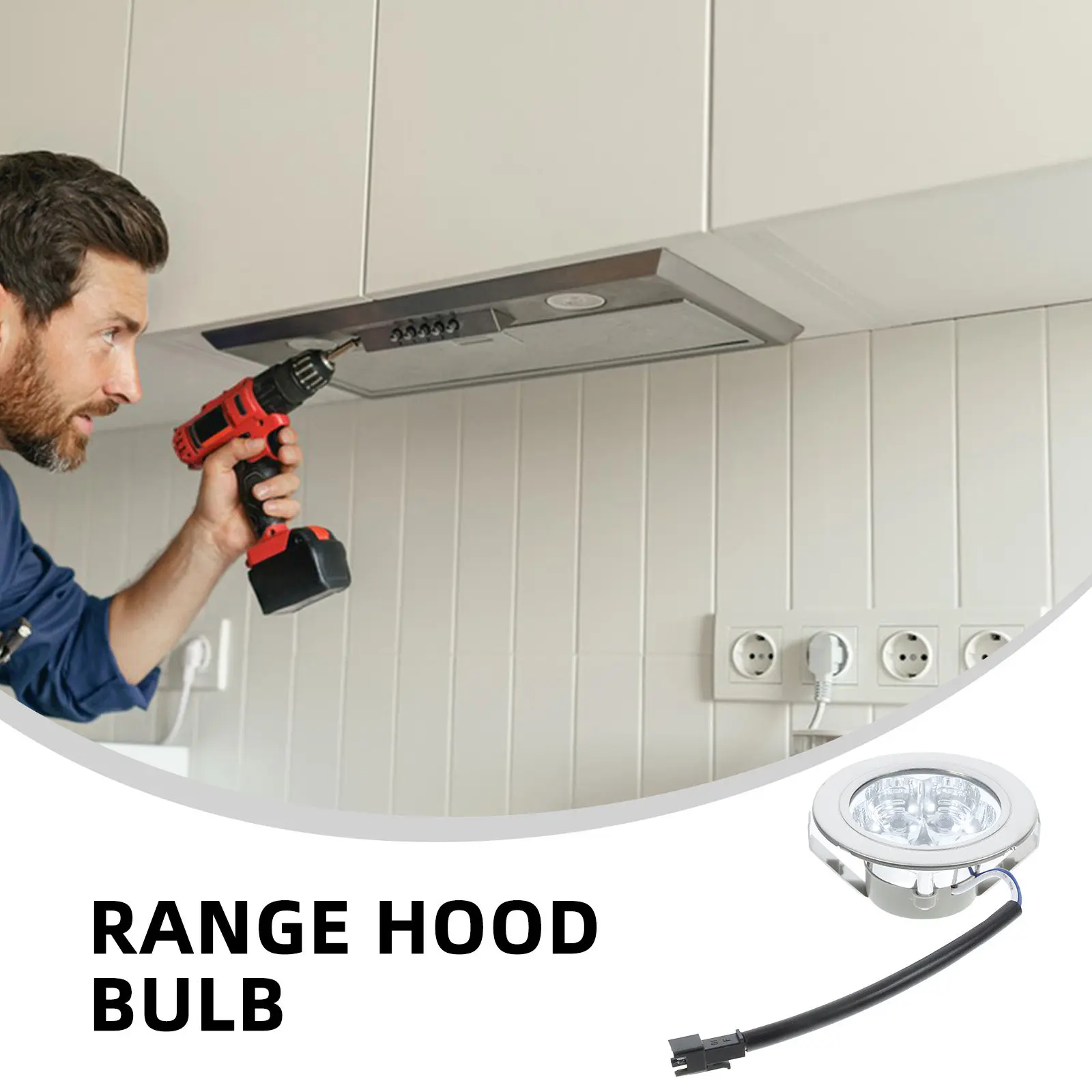 

Комплект из 2 светодиодных перезаряжаемых ламп для вытяжки, замена для кухонных светильников, лампа для вентиляционных систем, духовок, кухонных приборов, лампа для варочной панели