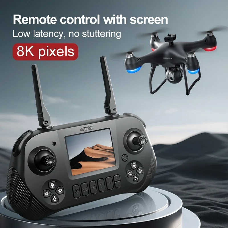 

Новый F1 Экран дистанционного управления Дрон 8K HD Камера WiFi FPV RC Дрон Предотвращение препятствий Квадрокоптер Вертолет Игрушки Детские подарки