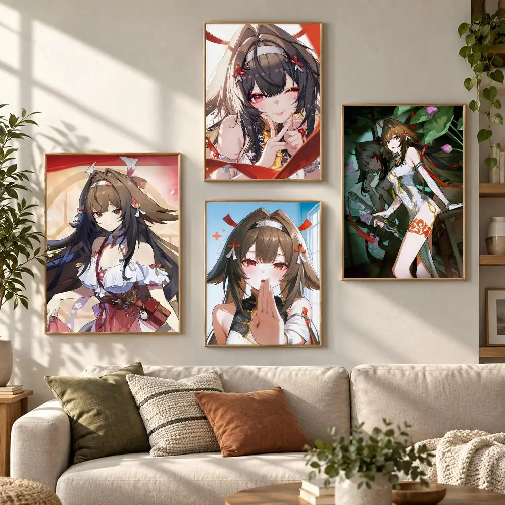 Ye Shunguang Zz Z-Zenless Zone Zero Poster HD Waterproof Aesthetic Wall For Home Decor Trendy Durable Easy To Apply Art
