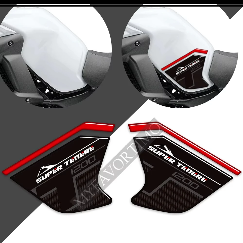 For Yamaha Super Tenere XT1200X XT1200ZE XT 1200 Z ZE ES XTZ XTZ1200E Fuel Tank Pad Sticker Motorcycle Tank Protector Decals