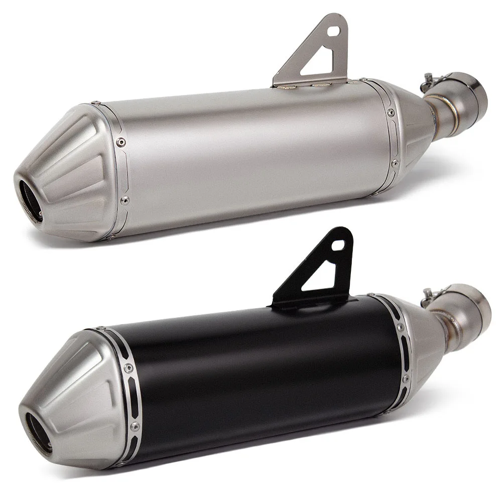 Suitable For Motorcycle Kai 800X Stainless Steel Middle And Tail Integrated Muffler 60MM Exhaust Pipe Modification