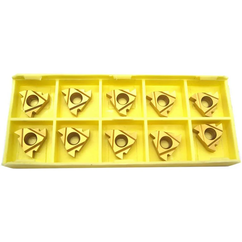 

A02F-2Pc 1/2 Inch Lathe Threading Boring Bar With 20Pcs 16IR AG60 Internal Threading Carbide Turning Inserts And T15 Wrench