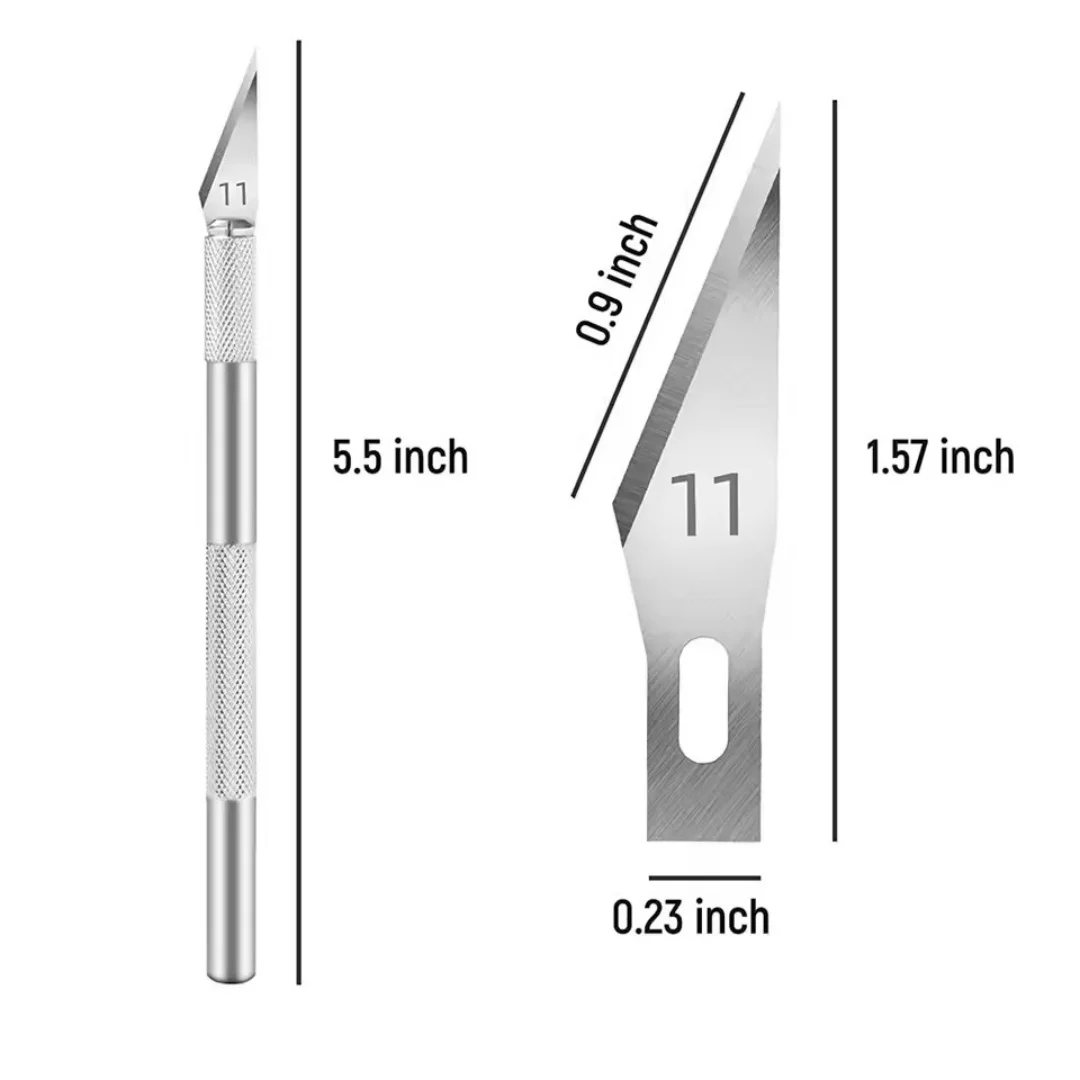 Cutter Aluminum Alloy Engraving Craft Knife Pen Knife Hand-Account Sticker Art Knife Mobile Phone PCB DIY Repair Hand Tools