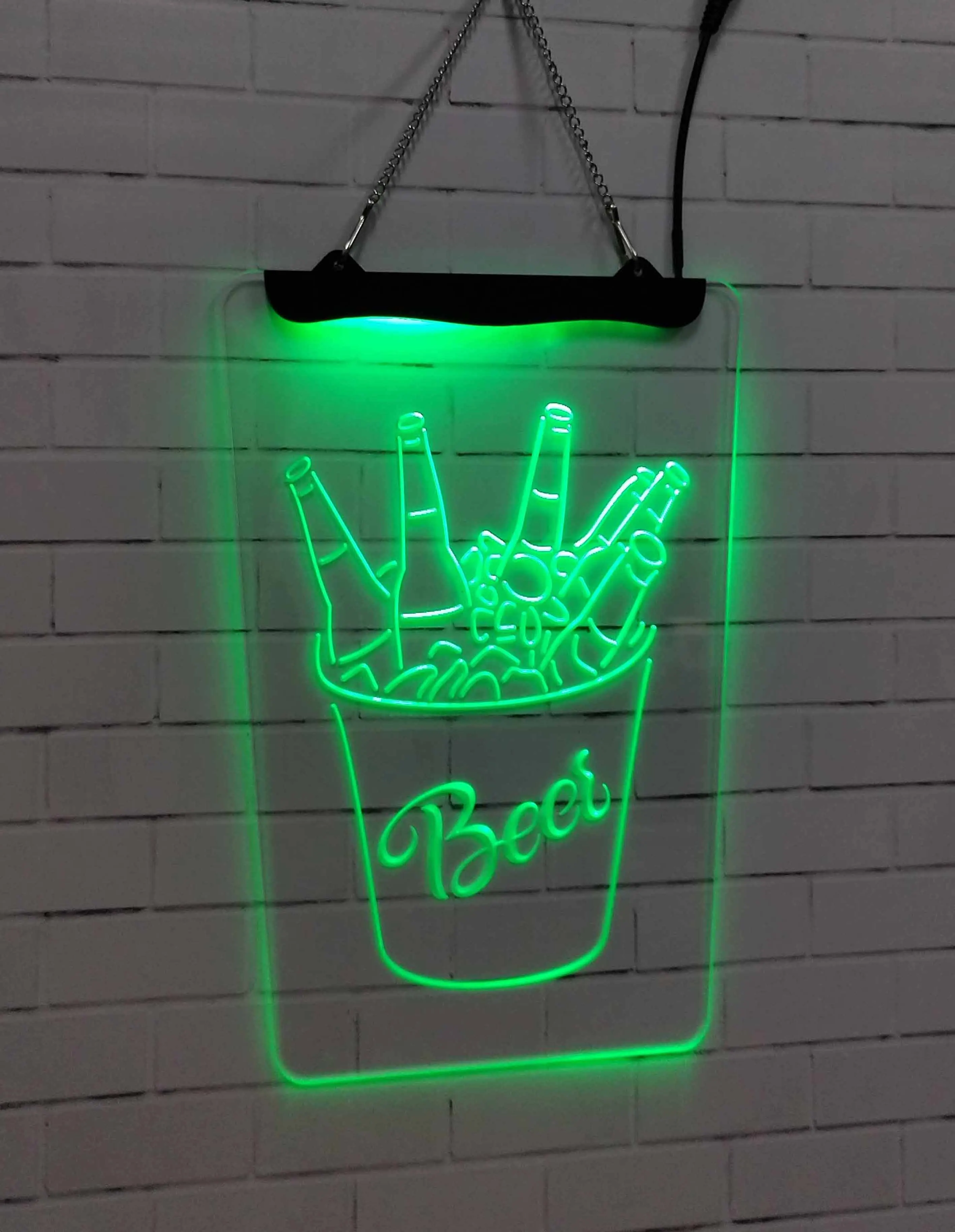 Beer Bar Club LED Neon -3D carved interior decorative wall art, suitable for various entertainment venues such as home office