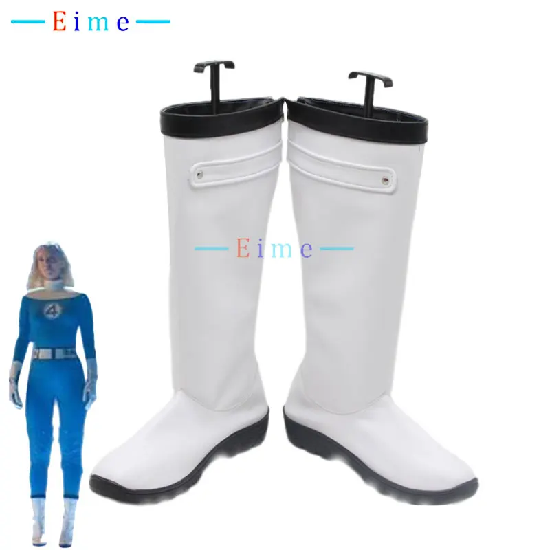

Susan Storm Cosplay Shoes PU Leather Shoes Invisible Woman Cosplay Props Halloween Carnival Boots Anime Accessories Custom Made