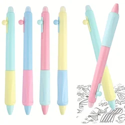 Retractable Erasable Gel Pens Fine Point 0.5 mm, No Need for White Out, 4pack  Black/Blue Ink for Completing Sudoku and Crosswor