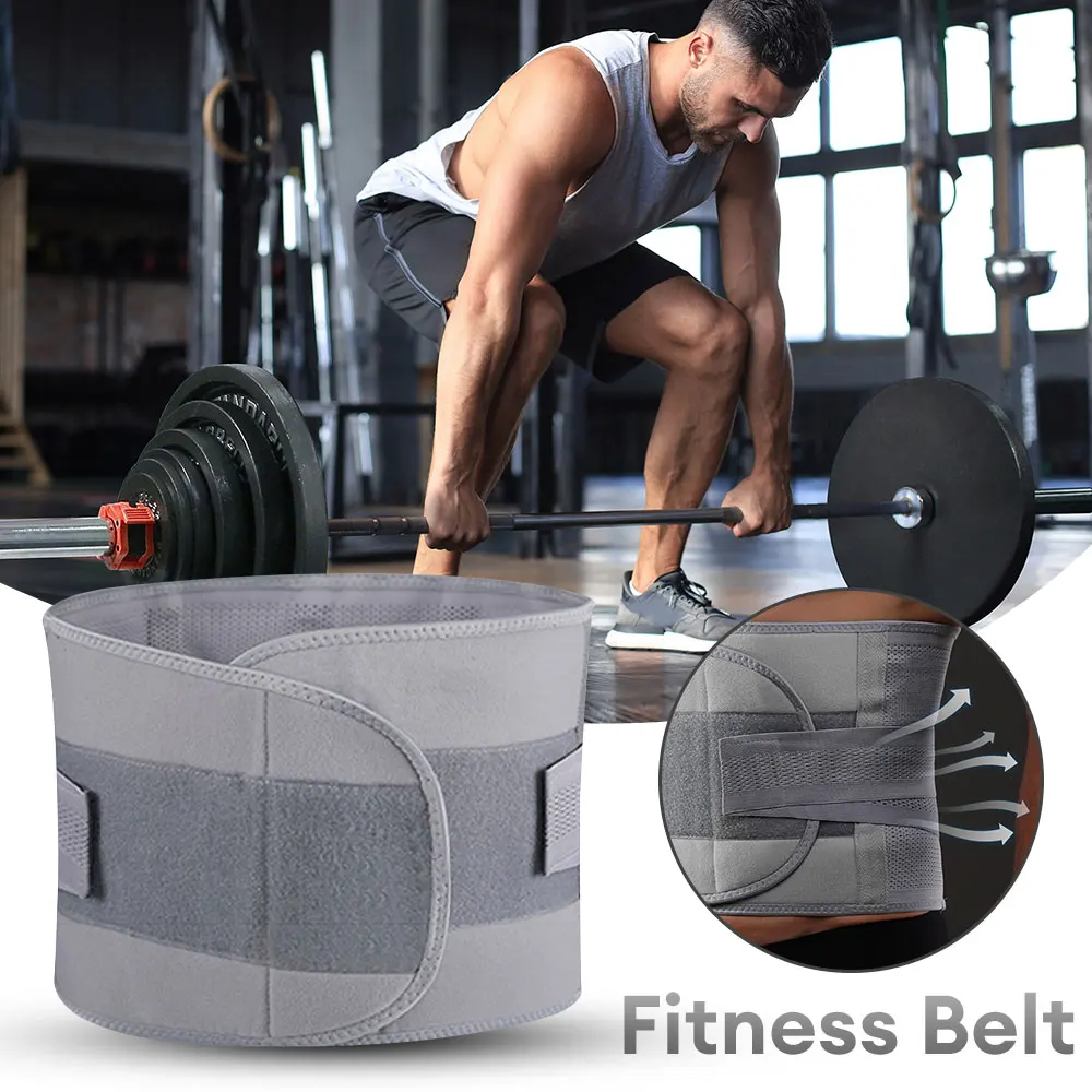 2024 Adjustable Back Braces Waist Belt Men Women Work Lower Back Pain Relief Breathable Anti-skid Spine Lumbar Support Belt