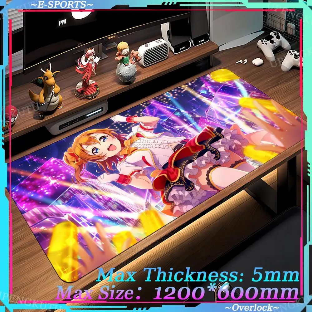 

L_love_Live_Super_Star Mouse Pad Oversized Gaming Desk mats Mouse Game accessories Computer gamers Desktop protective pad