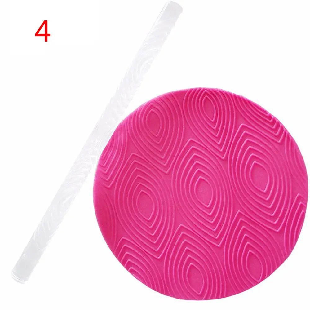 

21 Styles Hot Sell Decoration Acrylic Baking Tools Embossing Rolling Pin Pastry Roller