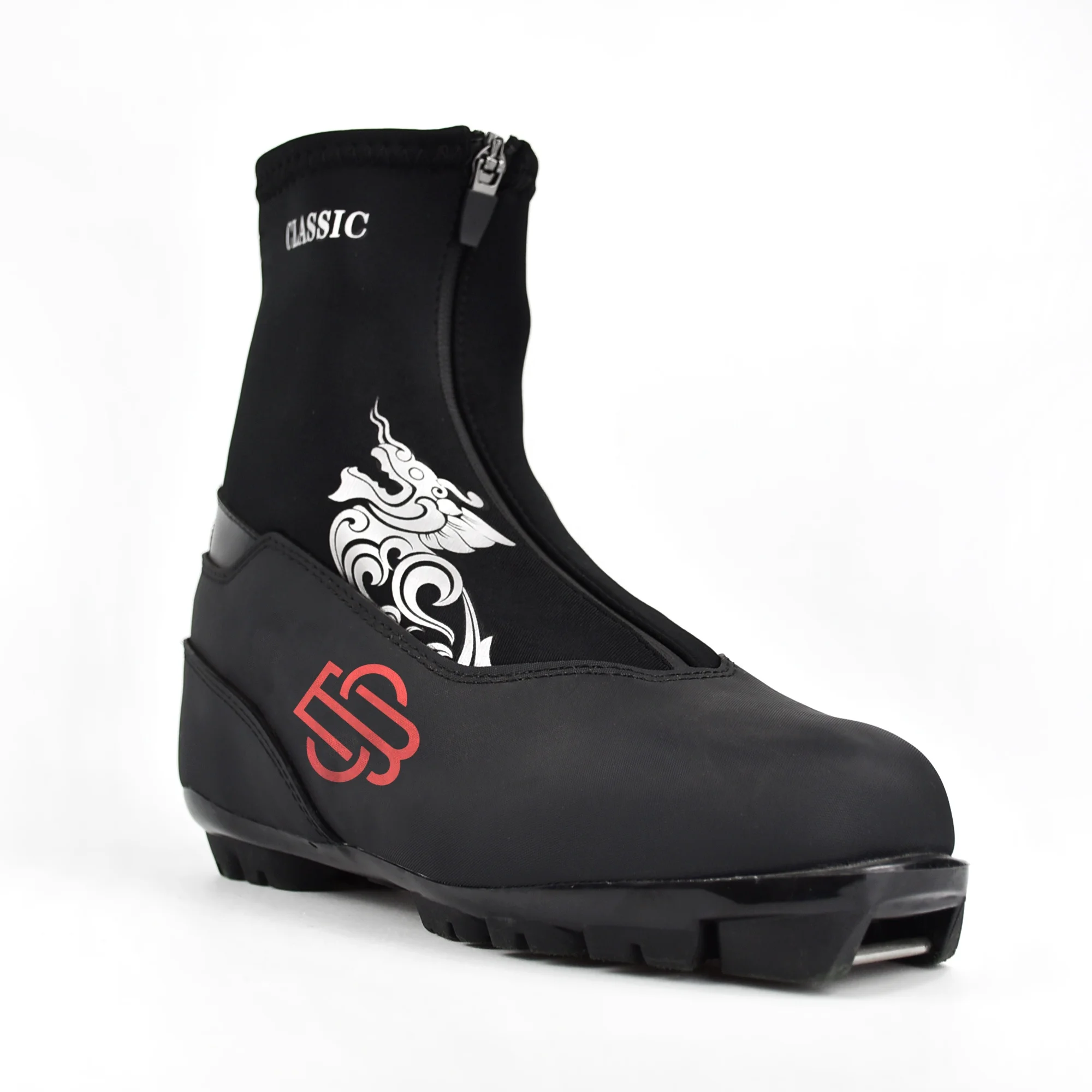 

High End Snow Ice Ski Boot For Man Roller Ski Shoes For Woman Snow Winter Ski Boots