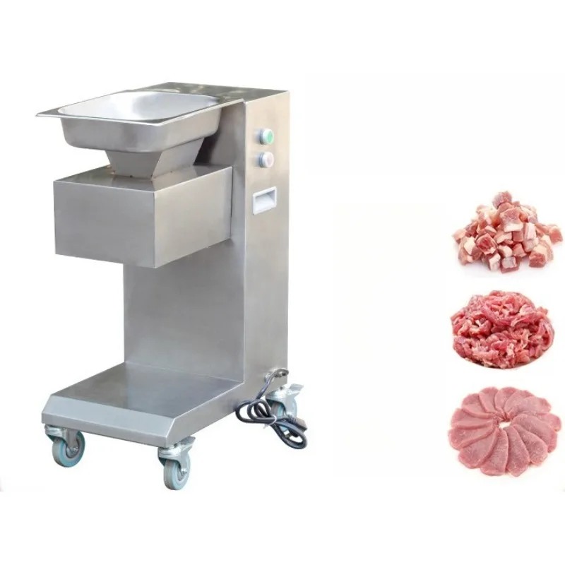 

Fully Automatic Meat Slicer Meat Shredder Chicken Breast Meat Cube Mincer Slicer Food Equipment