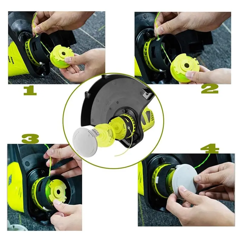 DTA4-AC80RL3 String Trimmer Replacement Spool Line For Ryobi