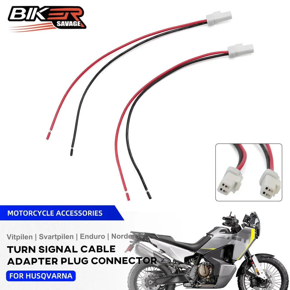 

Norden 901 2024 Turn Signal Adapter Plug Light Wire Connector For Husqvarna Vitpilen Svartpilen Supermoto Enduro 701 401 125