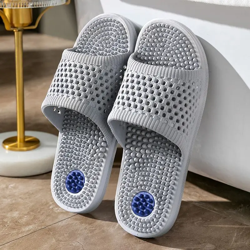 Unisex Summer Massage Slippers with Spikes Anti-Slip for Indoor and Outdoor Home Use Comfortable for Men and Women