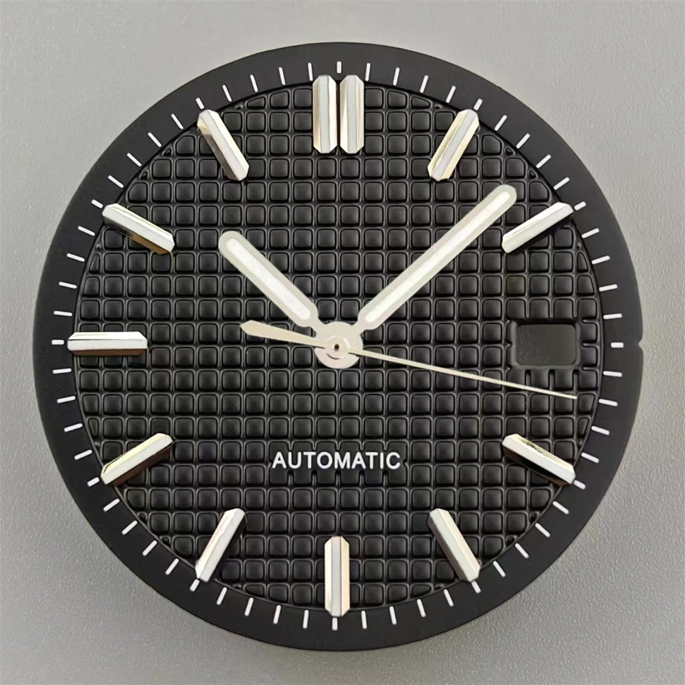 BLIGER-Relógio Luminous Dial with Hands Set, Movimento, Preto, Branco, Azul, Cinzento, Verde, NH35, NH36, ETA2824, PT5000, 31mm