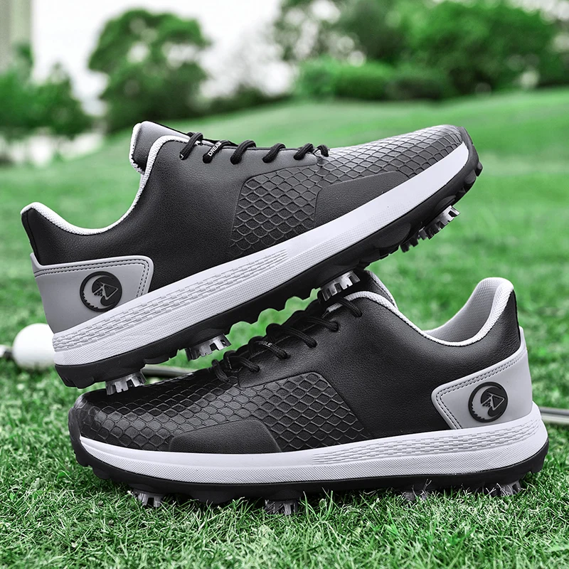 

Big Size 40-48 New Style Men Golf Shoes Anti-Slip Spiked Golf Sneakers Comfortable Golfer Footwear Outdoor Golfing Sport Shoes