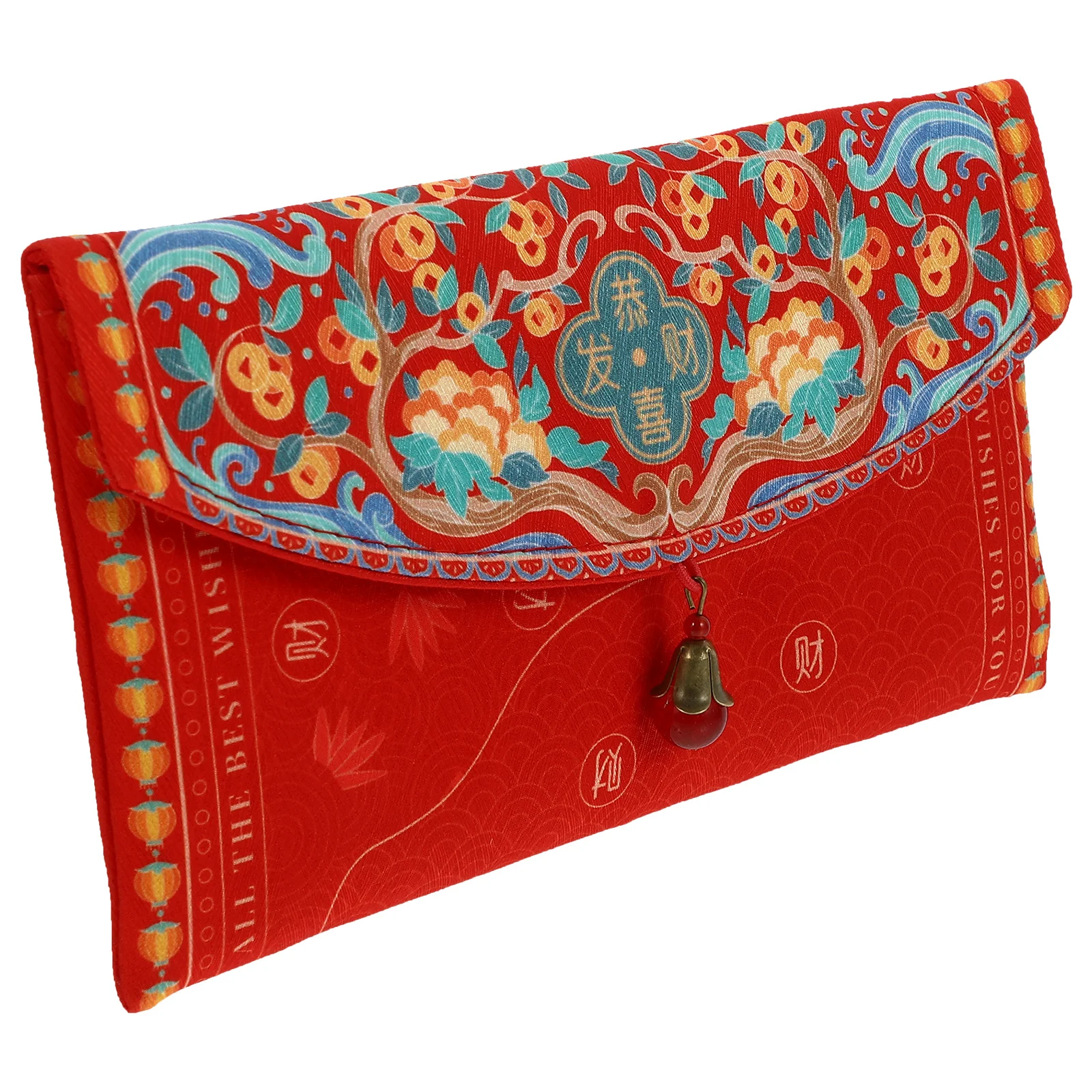 

Red Packet Practical Envelope Delicate Pattern Lunar New Year Twill Satin Chinese