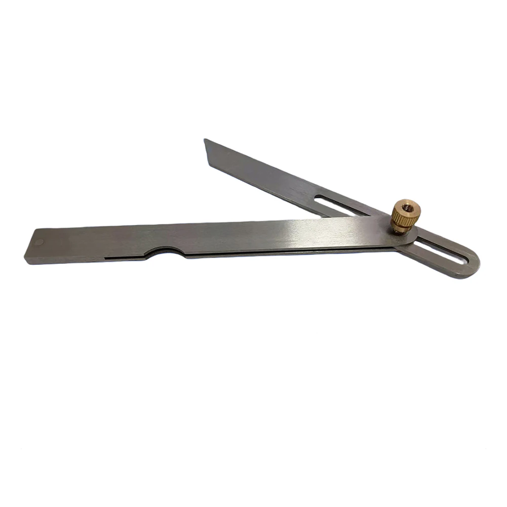 Robust Adjustable Woodworking Ruler and Dovetail Marking Device for Precise Measurement and User Friendly Experience