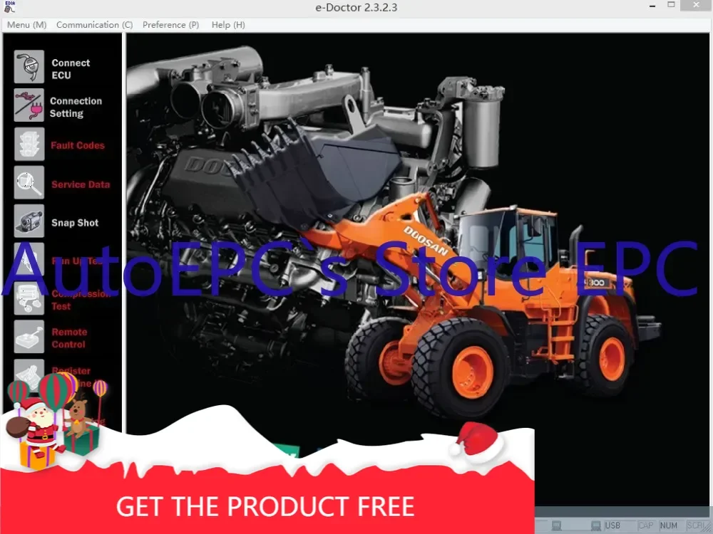 AutoEPC Doosan e-Doctor Engine Diagnostic Software V2.3.2+ Keygen