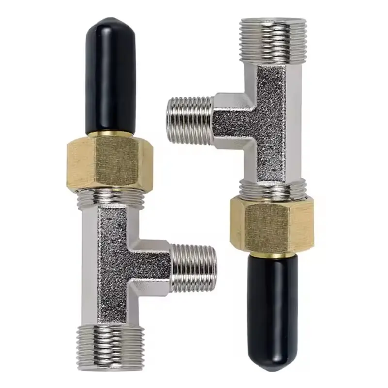 AT21-For All For Seastar 3004.6439 HF4202 Fit Compatible 2Pcs Bleeder Tee Connector Kit For Baystar Cylinder