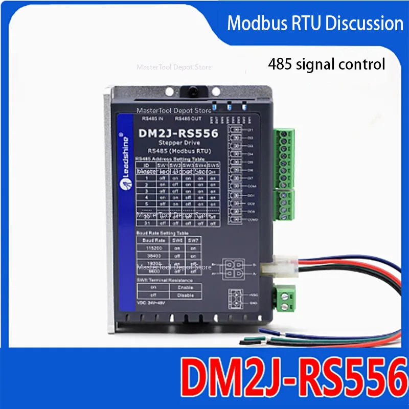 

DM2J-RS556 522 542 570 Драйвер шагового двигателя RS485 Modbus RTU