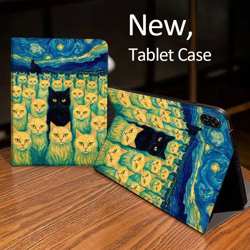 

Anime Cat illustration For Huawei MatePad Air SE Pro M6 M5 M2 T10s T5 10 11 12.6 11.5 12 X 10.8 Inch 10.1 Tablet Case