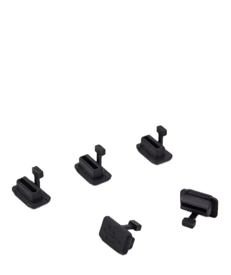 Car usb dustproof plug cover silicone protective cover scooter sealing plug anti-lost usp charging interface plug plug