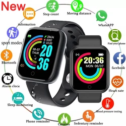 Smart Watch Y68 Bluetooth Fitness Tracker Sports Watch Heart Rate Monitor Blood Pressure Smart Bracelet for Android IOS D20 Pro