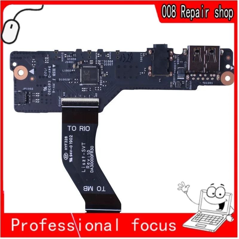 High quality byg40 NS-A412 for Lenovo Yoga 900-13isk laptop USB audio board with cable 100% fully tested free ship48444