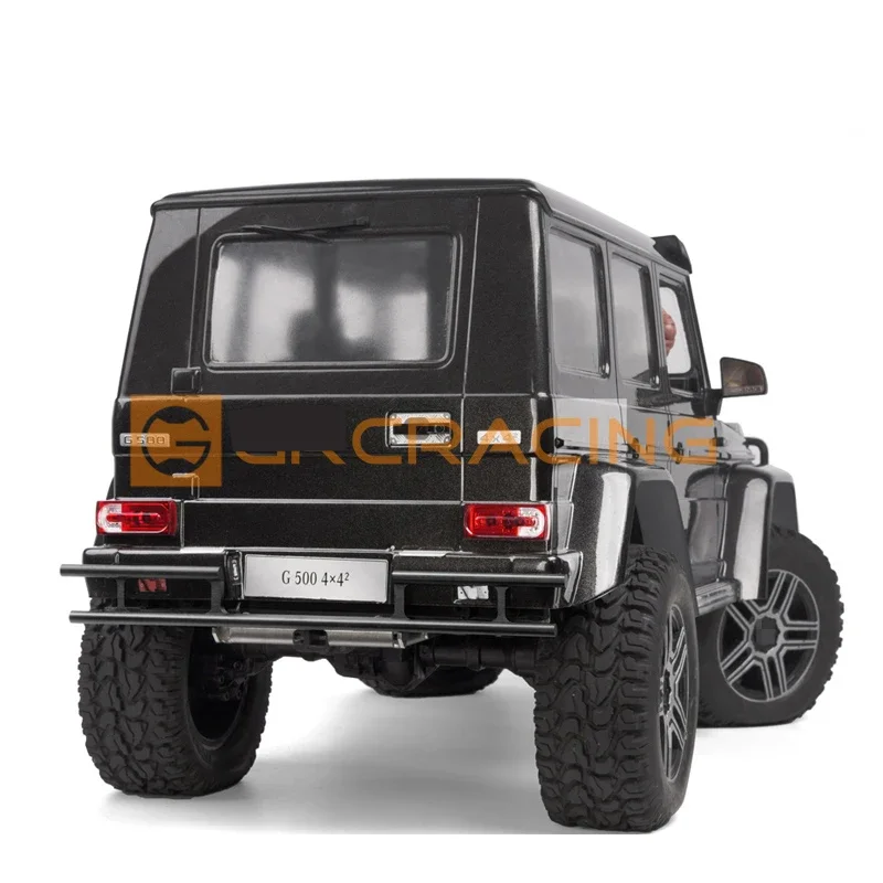 Nuevo Parachoques trasero deportivo de Metal con protector inferior para coche trepador de control remoto TRX6 6X6 G63 TRX4 G500 1/10