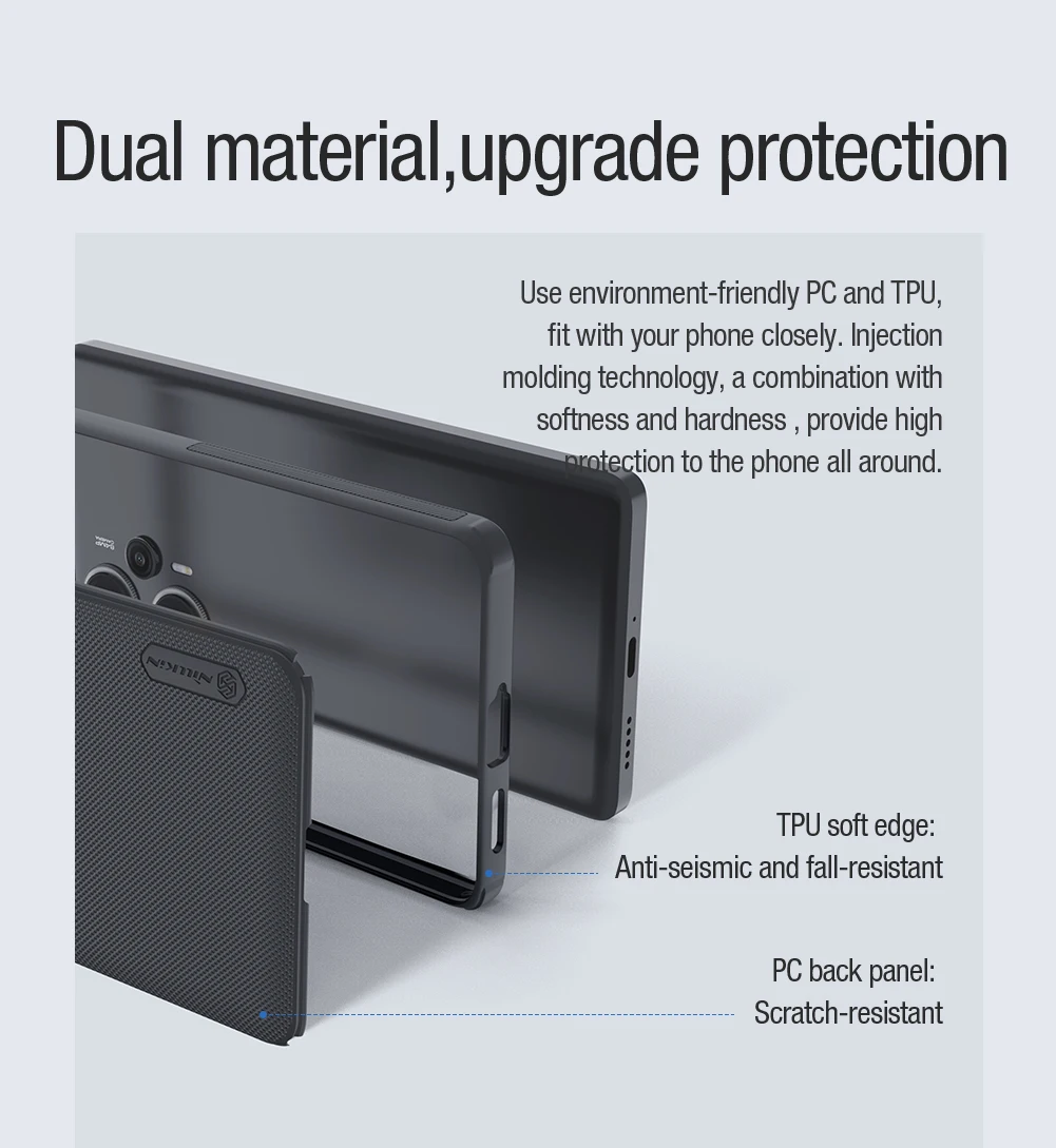 Nillkin for Xiaomi Poco F5 5G Case Frosted Pro Magnetic Magsafe Matte 360 full Back Cover for PocoF5