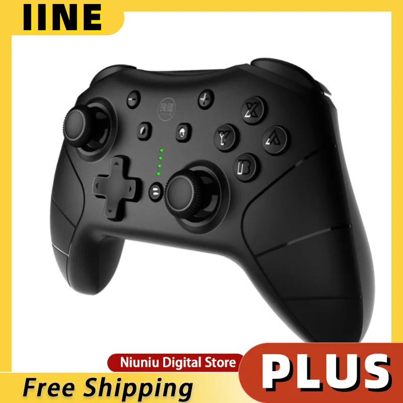 

IINE Plus Bluetooth Wake Pro Dual Motor Vibration Game Controller Pc/Computer Steam Suitable For Nintendo Switch Controller