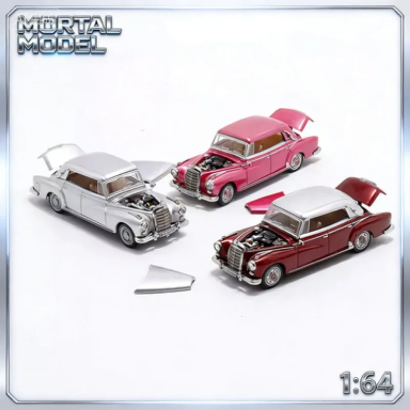 

MORTAL MODEL 1:64 Mercedes vintage grand car, die-cast alloy car model, boys' gift, adult collection piece, holiday gift.