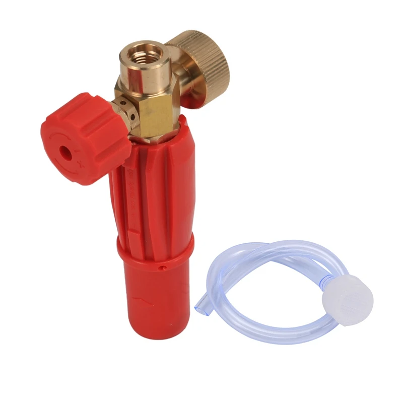 

Foam Generator Brass Part Car Wash Foam Nozzle High Pressure Soap Foamer For Pressure Washer-Red