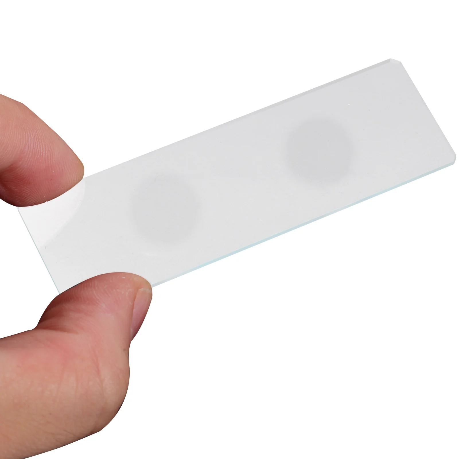 

50 Pcs Portable Double Concave Slides for Microscope Glass Specimens Laboratory
