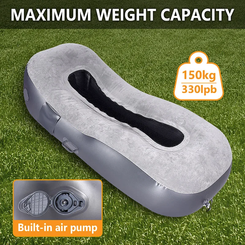 

XMSJ Custom Outdoor Inflatable Air Sofa Bed Waterproof & Anti-Air Leaking Design Sun with Built-In Electric Pump