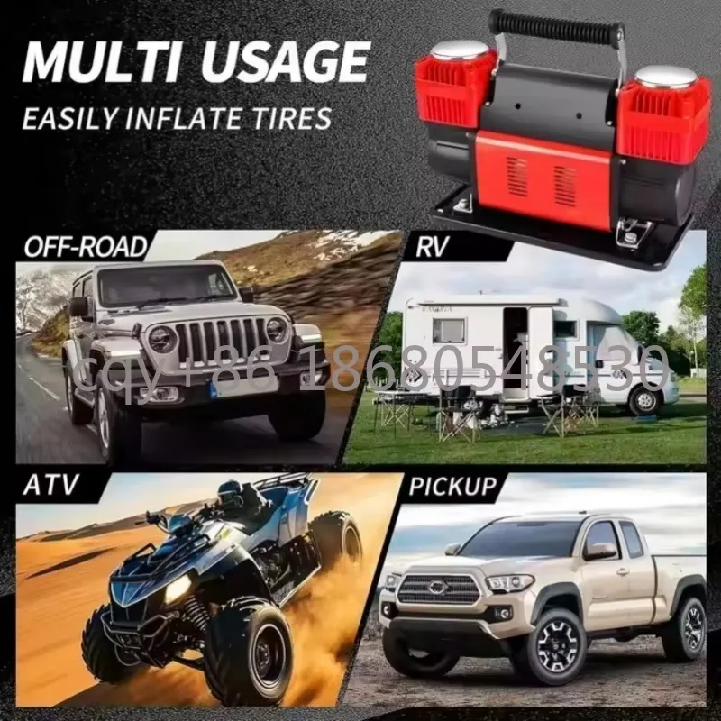 MM 2025 Heavy  300L/min Digital Display Heavy  Compressor Strong Power Auto Inflatable air Compressor with Pressure