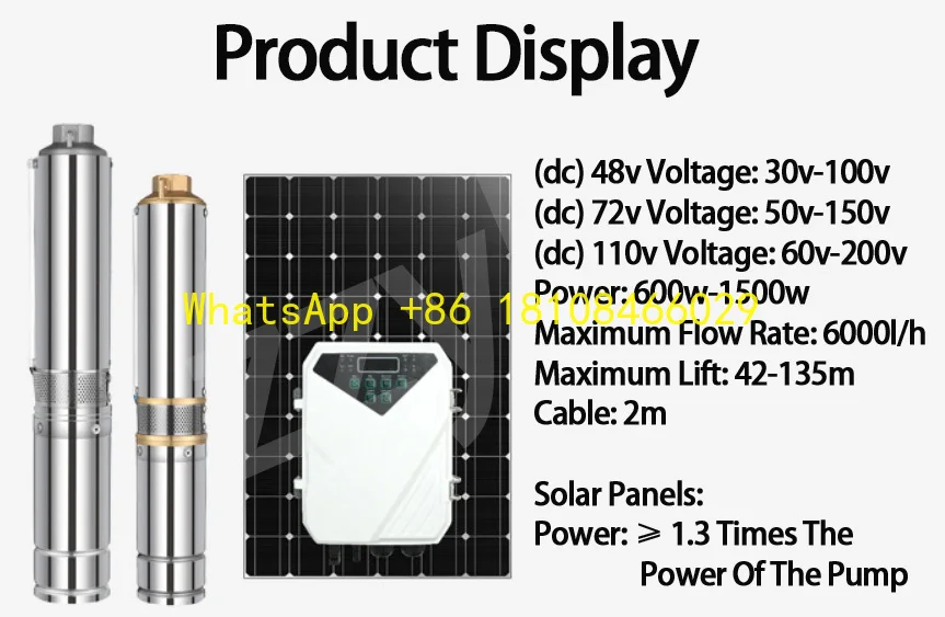 

Saving for Gardens & Ponds Customizable OEM Stainless Steel 0.16HP Brushless Solar Pump Kit with Free Controller Energy-