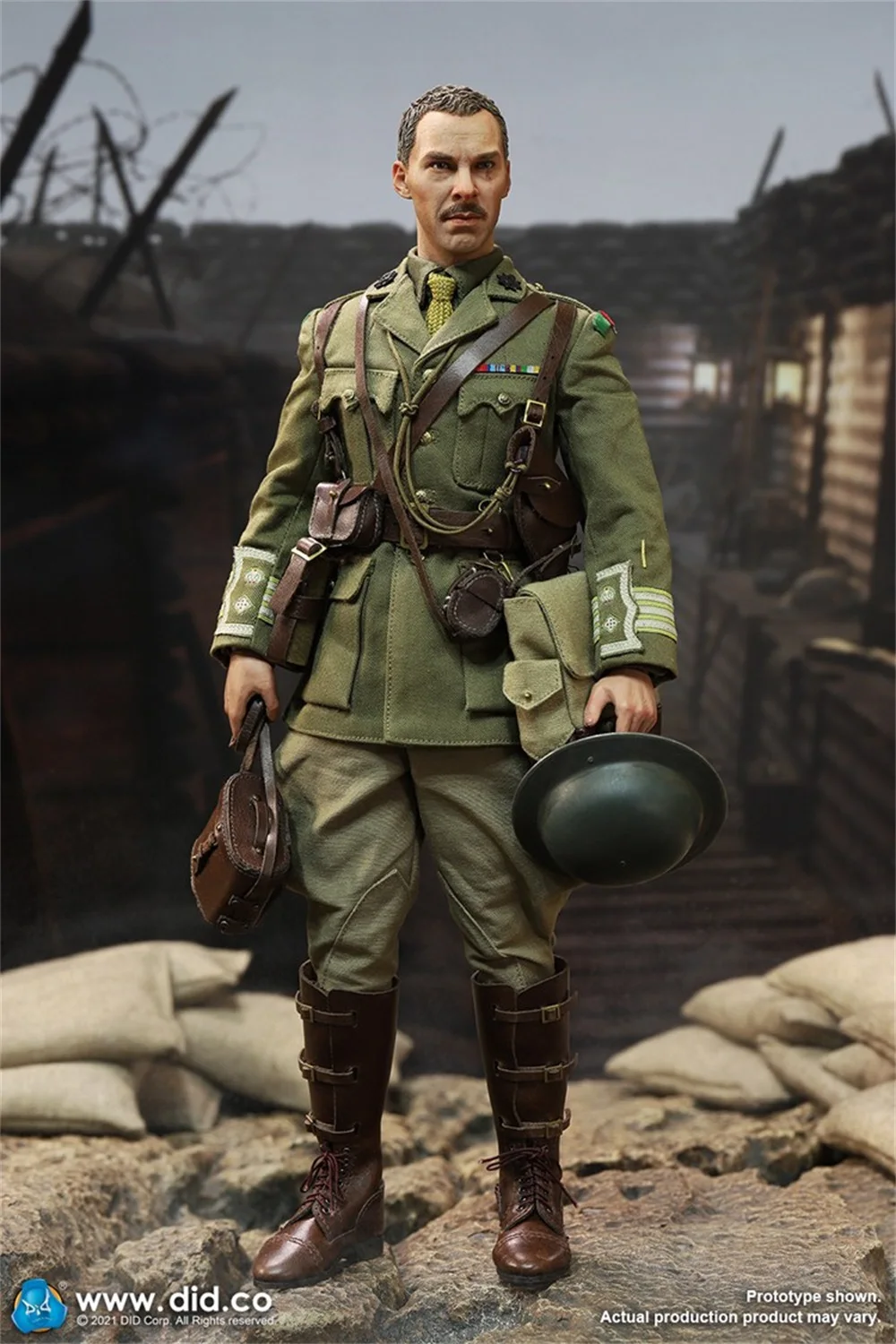 1/6 b11012 wwi basy軍隊大規模セット第4世代ファンのための流目検出可能