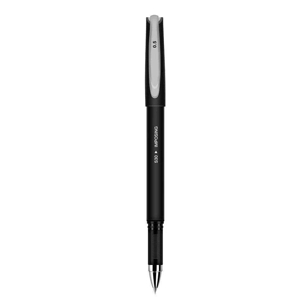 

6 Pcs Signing Pen Signature Black Gel Ink Pens for Writing Smooth Handwriting Adults