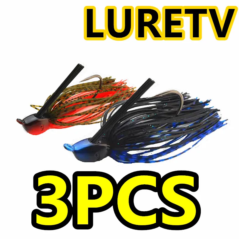 

8024 5 см 10,6 г3 шт. LURETV оригинальный импортный RAID MASTER JIG зона препятствий FLIPPING водяной поплавок, приманка, парень для бороды