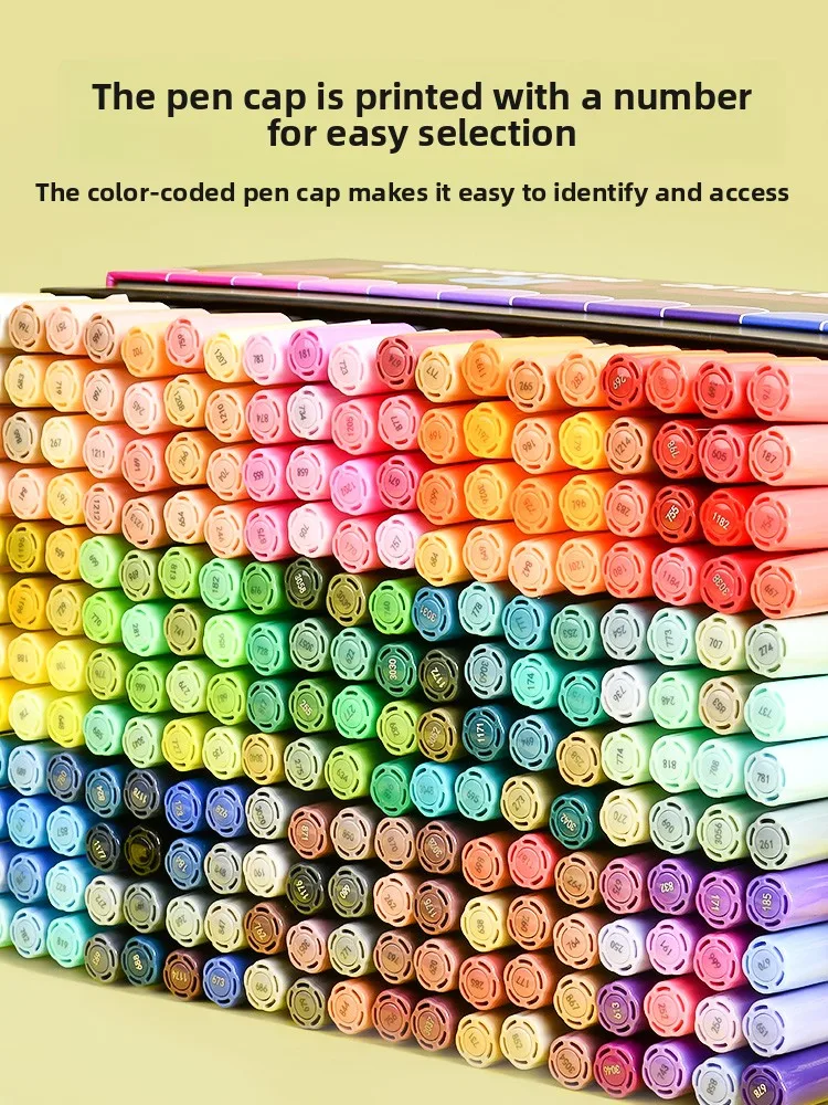 TouchColor 192/240/320 Colors Direct Liquid Acrylic Markers Washable Soft Tip Stationery PK Languo Guangna Art School Supplies