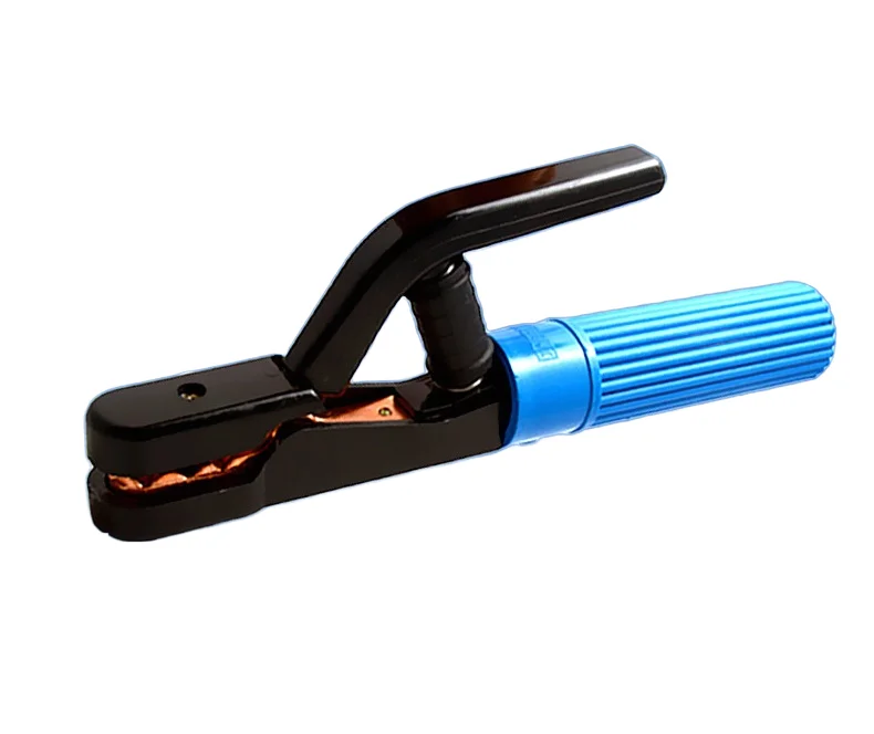

Professional Welding Clamp Copper Insulated Electrode Holder with Ergonomic Handle for Better Control and Grip