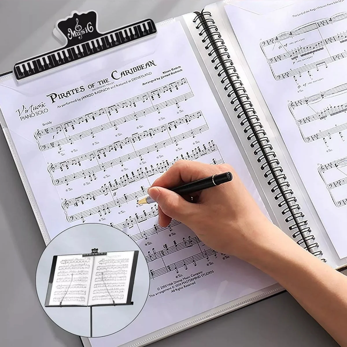 حامل موسيقى أوركسترا شديد التحمل قابل للطي وقاعدة حامل ثلاثية القوائم