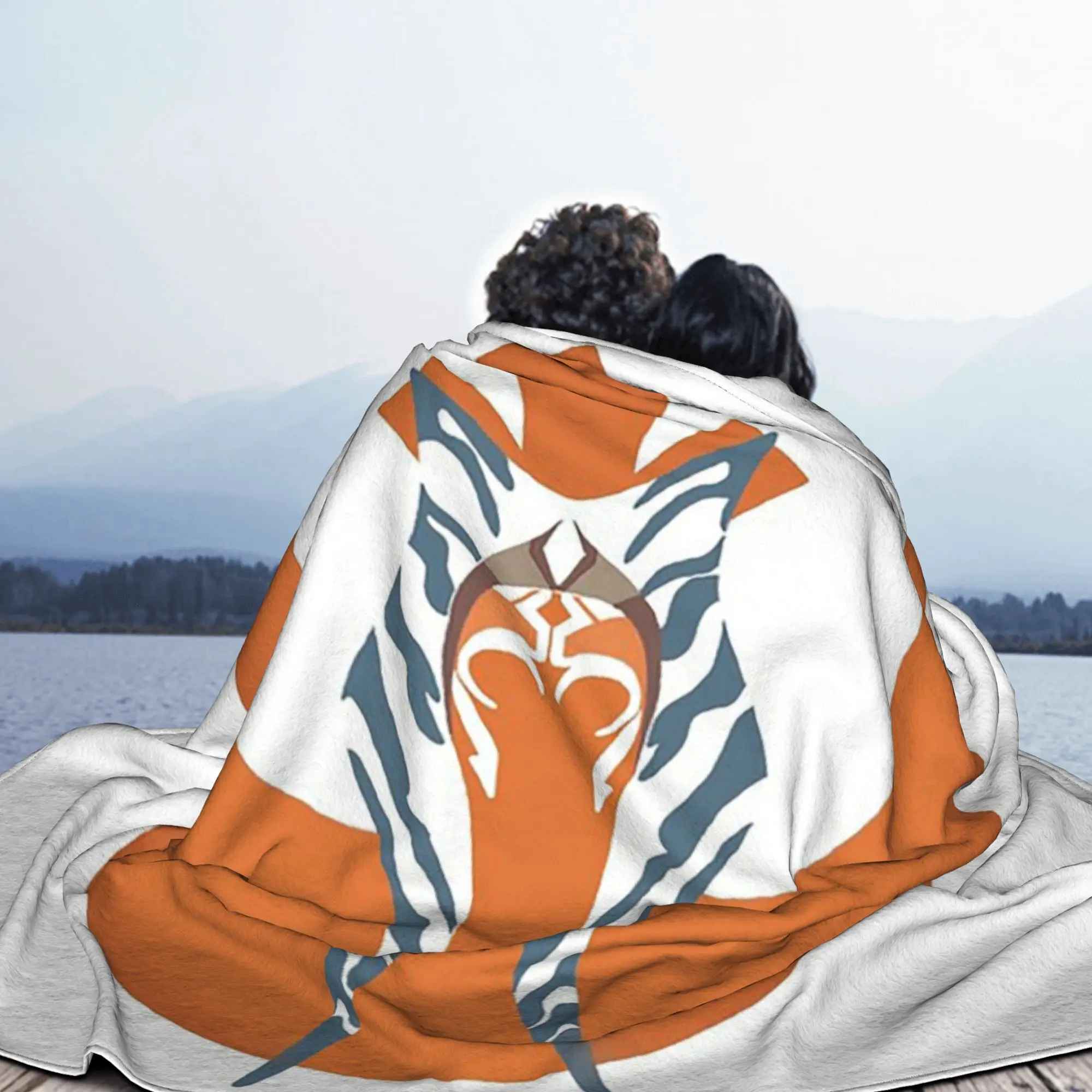 Ahsoka Blankets Warm Flannel Sofa Throw Blanket for Home Bedroom Outdoor Throws Bedspread Quilt