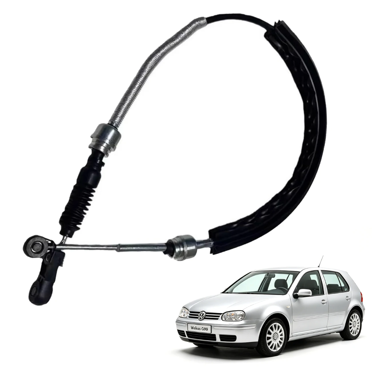 1J0713265A Shifter Cable for vw BEETLE 1998-2004 GOLF 1999-2006 JETTA 1994-2005 Transmission Shift Selector Cable Accessories